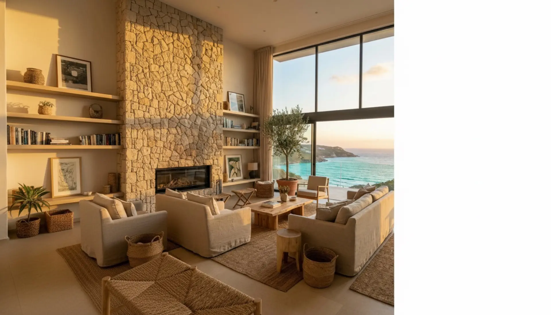 Soggiorno con vista mare Elba